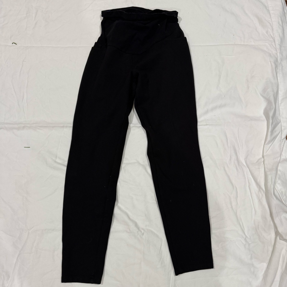 A Pea in the Pod Maternity Black Jeans / Jeggings Size Large